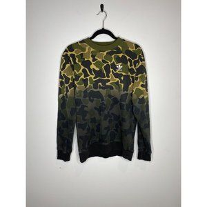Adidas Camouflage Ombre Crewneck Sweatshirt: Size Small